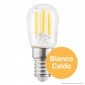 Immagine 2 - Life Lampadina LED E14 Filament 2.5W Tubolare T26 Transparent -