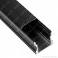 Immagine 1 - V-Tac VT-8110 Profilo in Alluminio Nero per Strisce LED Lunghezza 2