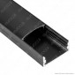 Immagine 1 - V-Tac VT-8108 Profilo in Alluminio Nero per Strisce LED Lunghezza 2
