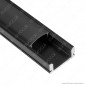 Immagine 1 - V-Tac VT-8113 Profilo in Alluminio Nero per Strisce LED Lunghezza 2