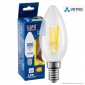 Immagine 1 - Life Lampadina LED E14 Filament 6.5W Candle C35 Candela in