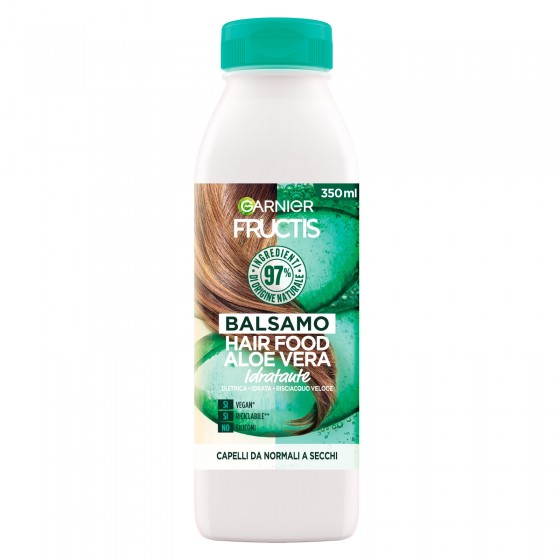 Garnier Fructis Hair Food Aloe Vera Balsamo Idratante - Flacone da Garnier Fructis Hair Food Aloe Vera Balsamo Idratante - Flacone da
