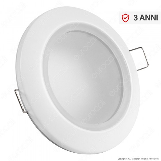 V-Tac VT-981 Portafaretto Rotondo Fisso da Incasso per Lampadine GU10 V-Tac VT-981 Portafaretto Rotondo Fisso da Incasso per Lampadine GU10