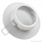 Immagine 2 - V-Tac VT-981 Portafaretto Rotondo Fisso da Incasso per Lampadine GU10