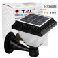Immagine 1 - V-Tac VT-972 Lampada LED da Muro 0.8W 3in1 IP44 SMD Dimmerabile con Sensore Crepuscolare Pannello