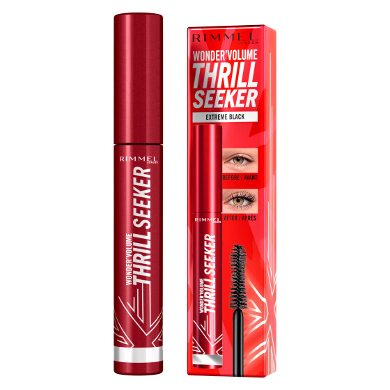 Rimmel London Wonder'Volume Thrill Seeker Mascara Volumizzante a Lunga Tenuta con Pantenolo Colore Rimmel London Wonder'Volume Thrill Seeker Mascara Volumizzante a Lunga Tenuta con Pantenolo Colore