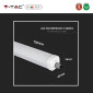 Immagine 7 - V-Tac Evolution VT-1524 Tubo LED Plafoniera 24W Lampadina SMD