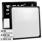 Immagine 1 - V-Tac VT-8624 Plafoniera LED Quadrata 24W SMD IP44 Colore Nero