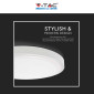 Immagine 10 - V-Tac VT-8630 Plafoniera LED Rotonda 30W SMD IP44 Colore Bianco