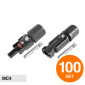 Immagine 1 - V-Tac 100 Connettori Maschio + 100 Femmina per Cavi MC4