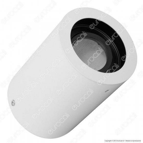 V-Tac VT 796 Portafaretto Orientabile Rotondo Bianco da Soffitto per V-Tac VT 796 Portafaretto Orientabile Rotondo Bianco da Soffitto per