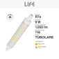Immagine 4 - Life Lampadina LED SMD R7s L118 9W Tubolare Slim in Ceramica - mod.