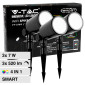 Immagine 1 - V-Tac Smart VT-5168 Lampada LED da Giardino 3x7W IP65 RGB+W