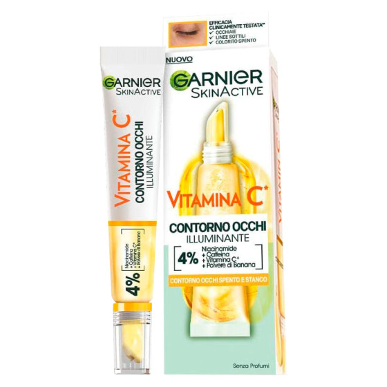 SkinActive Vitamina C Contorno Occhi Illuminante Garnier SkinActive Vitamina C Contorno Occhi Illuminante Garnier
