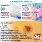 Immagine 7 - Omino Bianco Additivo in Polvere Bianco Vivo Extra Sbiancante 5in1 per Lavatrice e Bucato a Mano - Confezione da 500g