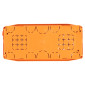 Immagine 2 - Ecova Scatola da Incasso per Serie Civile 506 a 6 Posti Rettangolare IP40 - mod. 27018 - Confezione da 5 pezzi
