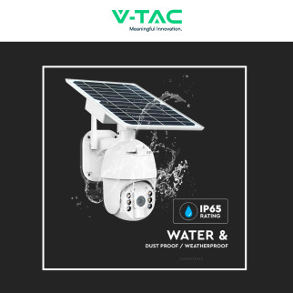 VT-11024-WIFI Telecamera di Sorveglianza PTZ Bianca V-Tac