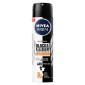 Immagine 1 - Nivea Men Black & White Invisible Ultimate Impact Deodorante Spray Uomo 48H Skin Active Protection 5in1- Flacone da 150ml