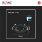 Immagine 4 - V-Tac VT-929 Super Saver Pack 2x Portafaretto Rotondo Fisso da Incasso per Lampadine GU10 e GU5.3 (MR16) Nero - SKU 6641