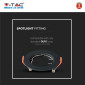 Immagine 6 - V-Tac VT-929 Super Saver Pack 2x Portafaretto Rotondo Fisso da Incasso per Lampadine GU10 e GU5.3 (MR16) Nero - SKU 6641
