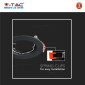 Immagine 7 - V-Tac VT-929 Super Saver Pack 2x Portafaretto Rotondo Fisso da Incasso per Lampadine GU10 e GU5.3 (MR16) Nero - SKU 6641