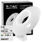 Immagine 1 - V-Tac Smart VT-5155 Lampada LED da Tavolo 5W Wi-Fi RGB+W Changing Color CCT Dimmerabile Colore Bianco - SKU 405861