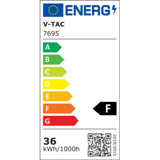 VT-5138 Plafoniera LED 36W SMD Bianca CCT RGB+W V-Tac