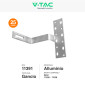 Immagine 3 - V-Tac Kit Struttura in Alluminio per Montaggio di 6 Pannelli Solari Fotovoltaici 35mm da 400W a 550W per Tetto a Falda
