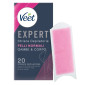 Immagine 1 - Veet Expert Strisce Depilatorie Gambe & Corpo per Pelli Normali - Confezione da 20 Strisce