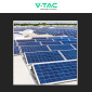 Immagine 9 - V-Tac Kit Struttura in Alluminio per Montaggio di 8 Pannelli Solari Fotovoltaici 35mm da 400W a 550W per Tetto Piano