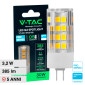 Immagine 1 - V-Tac PRO VT-234 Lampadina LED Bispina G4 Spotlight 3.2W Tubolare SMD Chip Samsung - SKU 21131 / 21132