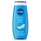 Immagine 1 - Nivea Fresh Pure Bagnoschiuma Rinfrescante con Minerali Marini Vitamine C ed E - Flacone da 250ml