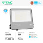 Immagine 4 - V-Tac Pro VT-44101 Faro LED 100W Faretto SMD IP65 Chip Samsung Colore Nero - SKU 8846 / 8847