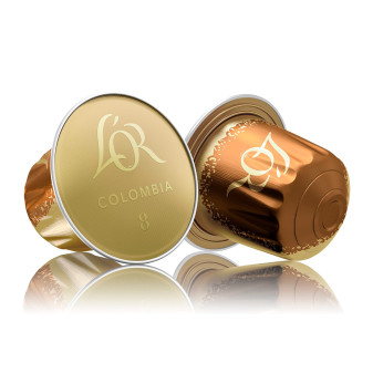 10 Capsule Caffè Espresso Colombia per Nespresso Int 8 L'Or