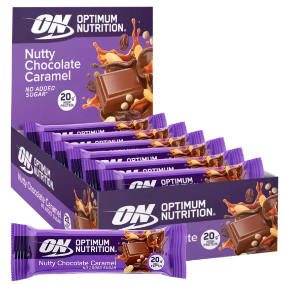 Barretta Proteica Cioccolato Caramello Optimum Nutrition Barretta Proteica Cioccolato Caramello Optimum Nutrition
