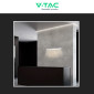 Immagine 7 - V-Tac VT-819 Lampada LED da Muro 16W SMD IP44 Applique Ruotabile Colore Bianco - SKU 218533 / 218534
