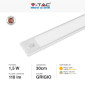 Immagine 4 - V-Tac VT-8141 Lampada LED da Armadio 1.5W SMD Ricaricabile Micro USB Sensore PIR di Movimento