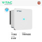 Immagine 2 - V-Tac VT-6608310 INVT Inverter On Grid 8kW Trifase IP66 per Impianto Fotovoltaico CEI 0-21 - SKU 11382