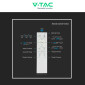Immagine 10 - V-Tac Gallery VT-8557 Plafoniera LED Rotonda 30W/60W SMD CCT 3in1 Diamante Cielo Stellato Dimmerabile Telecomando - SKU 2114921