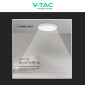Immagine 12 - V-Tac VT-8618 Plafoniera LED Rotonda 18W SMD IP44 Colore Bianco - SKU 76151 / 76161 / 76171