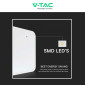 Immagine 11 - V-Tac VT-8618 Plafoniera LED Quadrata 18W SMD IP44 Colore Bianco - SKU 76241 / 76251 / 76261