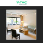 Immagine 6 - V-Tac Connettore Flessibile a 4 Poli Colore Bianco per Track Light - SKU 3560