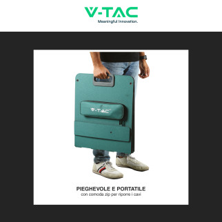 VT-10160 Pannello Fotovoltaico 160W Portatile IP67 V-Tac