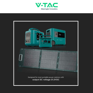 VT-10160 Pannello Fotovoltaico 160W Portatile IP67 V-Tac
