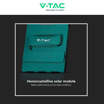 VT-10160 Pannello Fotovoltaico 160W Portatile IP67 V-Tac
