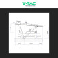 Immagine 5 - V-Tac Kit Pensilina in Metallo da 2 Posti Auto per Montaggio di 15 Pannelli Solari Fotovoltaici - SKU 22008