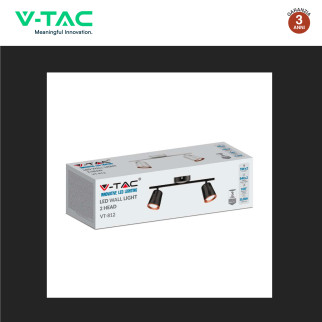 VT-812 Lampada LED da Parete 10W Applique Orientabile V-Tac