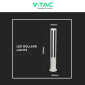 Immagine 7 - V-Tac VT-820 Lampada LED da Giardino 10W COB CREE Lampione Bollard da Terra IP65 Colore Bianco - SKU 128325 / 128326