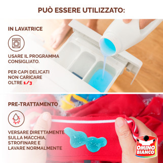 Detersivo Liquido 50 Lavaggi Marsiglia Omino Bianco