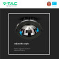 Immagine 9 - V-Tac Pro VT-2-23 Faretto LED da Incasso Rotondo 20W COB Chip Samsung Colore Nero - SKU 2120054 / 2120055 / 2120056